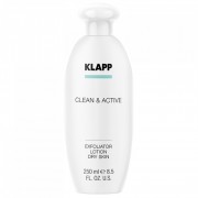 Эксфолиатор для сухой кожи 250 мл CLEAN&ACTIVE Exfoliator Dry Skin  KLAPP Cosmetics / КЛАПП Косметикс