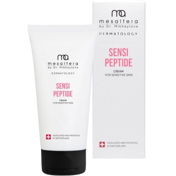 Ламеллярный крем для чувствительной кожи, склонной к раздражению, покраснению и сухости 50 мл, 150 мл SENSI PEPTIDE CREAM Mesaltera / Мезалтера by Dr. Mikhaylova