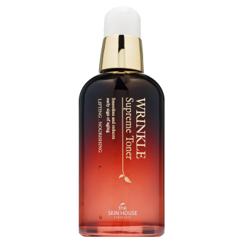 Питательный тоник разглаживающий морщины с женьшенем 130 мл Wrinkle Supreme Toner The Skin House / Зе Скин Хаус