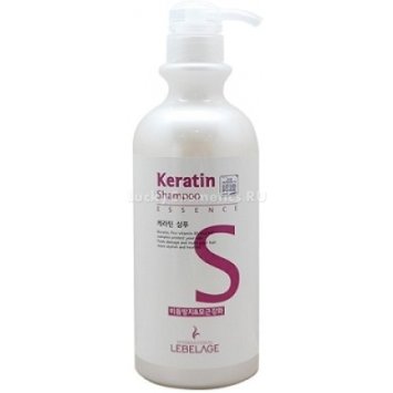 Шампунь для волос с кератином, 750 мл, Keratin Shampoo / Lebelage
