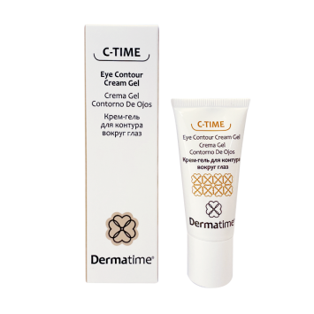 Крем-гель для контура вокруг глаз 15 мл C-TIME Eye Contour Cream Gel Dermatime / Дерматайм