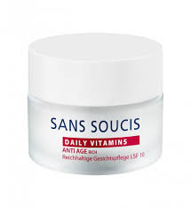 Антивозрастной питательный крем для сухой кожи 50 мл ANTI AGE Rich Day Care SPF 10 Sans Soucis / Сан Суси