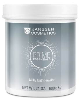 Молочная пудра для ванны 600 г Milky Bath Powder «PRIME essentials» Janssen Cosmetics / Янсен Косметикс