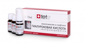 Гиалуроновая кислота + Микроводоросль  3 X 10 мл | TETe Cosmeceutical / Hyaluronic acid & Algae Extract