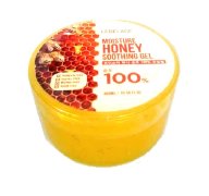 Увлажняющий успокаивающий гель с экстрактом мёда, 300 мл, Moisture Honey  100% Soothing Gel / Lebelage
