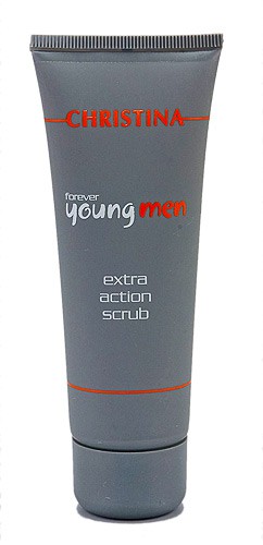 Скраб для мужчин 75 мл Forever Young Men Extra Action Scrub | Christina