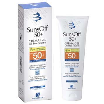 Солнцезащитный матирующий гель-крем для нормальной и жирной кожи 90мл Biogena SunsOff SPF50+ Histomer / Хистомер