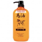 Шампунь для повреждённых в результате окрашивания и химической завивки волос 1000 мл Horse Oil Shampo / JUNLOVE