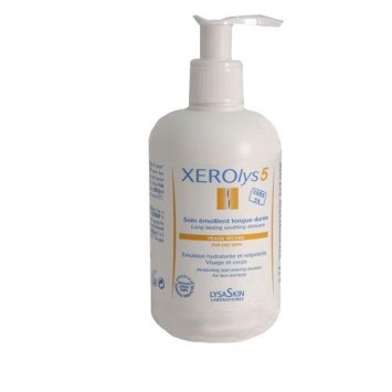Ксеролис 5 (Xerolys 5) 200мл - увлажняющая и липидовосполняющая эмульсия для лица и тела | Lysaskin