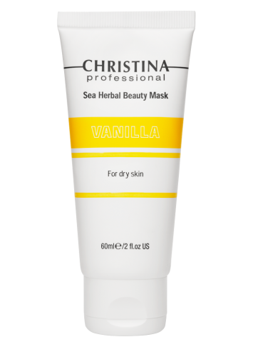 Маска красоты на основе морских трав для сухой кожи «Ваниль» 60 мл, 250 мл Beauty Sea Herbal Mask Vanilla for dry skin | Christina