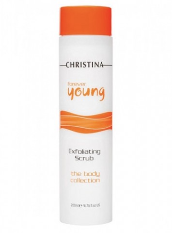 Скраб-эксфолиант для тела с экстрактом красного вина 200 мл Forever Young Exfoliating Scrub | Christina
