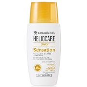 Ультралегкая солнцезащитная эмульсия SPF 50+ для чувствительной кожи 50 мл Heliocare 360º Sensation Cantabria Labs / Кантабрия Лабс