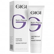 Очищающая глиняная маска для жирной кожи 50 мл Nutri-Peptide Purifying Clay Mask Oily Skin GiGi / ДжиДжи