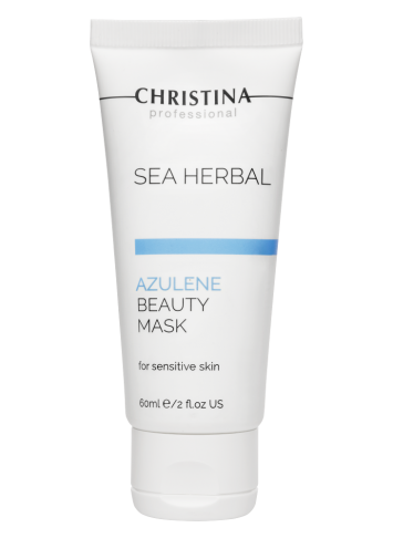 Маска красоты на основе морских трав для чувствительной кожи «Азулен» 60 мл, 250 мл Sea Herbal Beauty Mask Azulene for sensitive skin | Christina