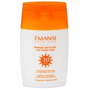 Мягкая эмульсия для кожи лица Защита от солнечных лучей А и В SPF 30 50 мл Emansi