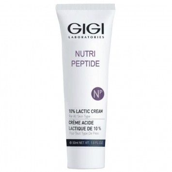 Крем пептидный увлажняющий с 10% молочной кислотой 50 мл Nutri-Peptide Lactic Cream GiGi / ДжиДжи