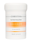 Маска красоты на основе морских трав для пересушенной кожи «Морковь»  250 мл Sea Herbal Beauty Mask Carrot for over-dried skin | Christina