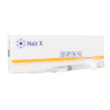 Комплекс для волос 1,3 мл шприц Hair X promo formula Peptide / Mesopharm professional