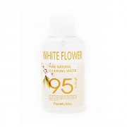 Очищающая вода с экстрактом белых цветов, 500 мл, PURE CLEANSING water white flower / Farmstay