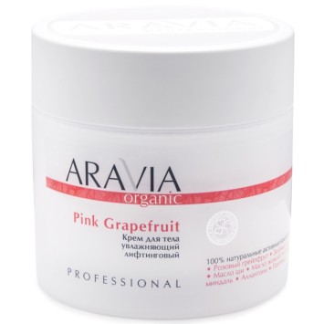 Крем для тела увлажняющий лифтинговый 300 мл Pink Grapefruit Aravia / Аравия