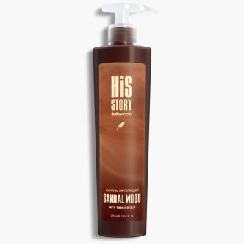 Шампунь укрепляющий 500 мл Sandal Wood with Tobacco Leaf HisStory / Premium