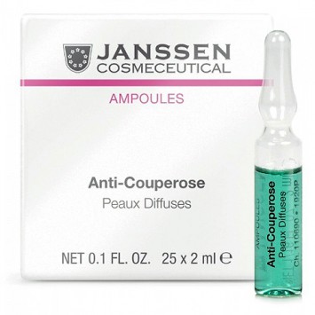 Ампулы «Антикупероз» 3 шт, 7 шт, 25 шт Anti-Couperose fluid Janssen Cosmetics / Янсен Косметикс