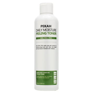 Отшелушивающий пилинг-тонер с AHA/BHA/PHA кислотами, 250 мл Daily Moisture Peeling Toner PEKAH / Пеках