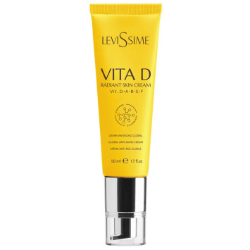Крем омолаживающий для сияния кожи 50 мл Vita D Radiance Skin Cream (Витамины D + A + B + E + F) LeviSsime / Левиссим