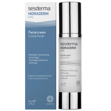 Крем увлажняющий 50 мл Hidraderm Hyal crema facial Sesderma / Сесдерма