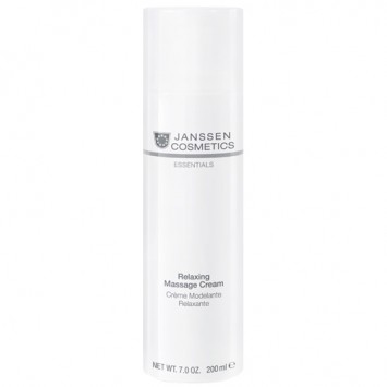 Релаксирующий массажный крем для лица 200 мл Relaxing Massage Cream Janssen Cosmetics / Янсен Косметикс