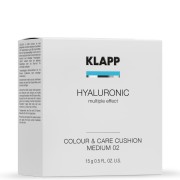 Сменный блок для тонального увлажняющего крема, тон средний 15 г Hyaluronic Color & Care Cushion Foundation Refill KLAPP Cosmetics / КЛАПП Косметикс