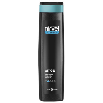 Гель для укладки средней фиксации с эффектом мокрых волос, 250 мл Wet Look Gel Nirvel / Нирвель