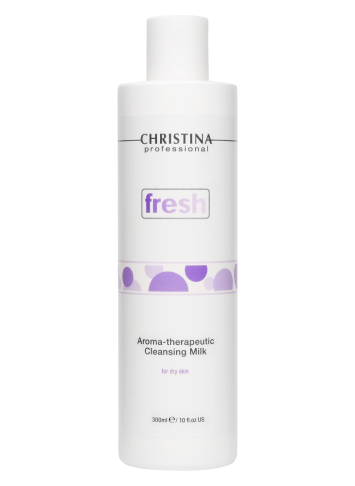 Арома-терапевтическое очищающее молочко для сухой кожи 300 мл, Fresh Aroma Therapeutic Cleansing Milk for dry skin | Christina 