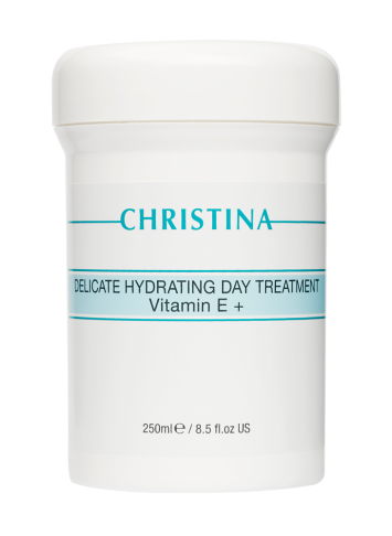 Деликатный увлажняющий дневной уход с витамином Е 250 мл Delicate Hydrating Day Treatment + Vitamin E | Christina