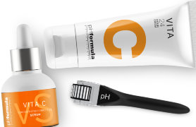 ABC набор продуктов для домашнего ухода за кожей с мезороллером MESO KIT / pHformula
