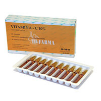 Витамин С 10%, 2 мл × 20 ампул, Vitamin C 10% ID Farma / ИД Фарма