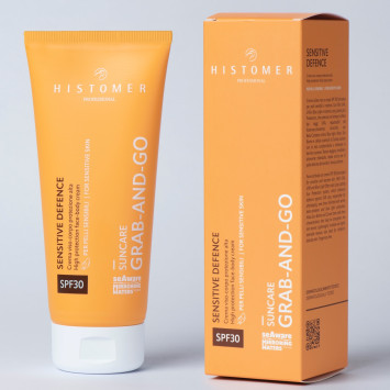 Крем-защита для чувствительной кожи со стволовыми клетками растений SPF30 200 мл Sensitive Defence SPF30 Histomer / Хистомер
