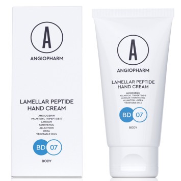 Ламеллярный крем для рук с пептидами 50 мл Ангиофарм / Angiopharm