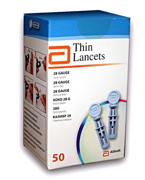 Ланцеты (одноразовые) к устройствам для прокалывания пальца Thin | OMRON