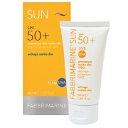 Солнцезащитное средство для лица с ДНК морских водорослей SPF 50+ 50 мл Very high protection FACE Fabbrimarine / Фабримарин