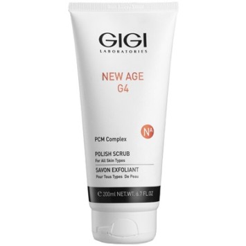 Мыло-cкраб для всех типов кожи с PCM™ комплексом 200 мл New Age G4 Polish Scrub Savon Exfoliant GiGi / ДжиДжи