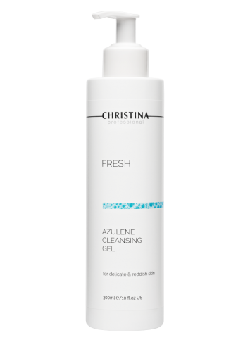 Азуленовое мыло-гель для всех типов кожи 300 мл, Fresh Azulene Cleansing Gel for delicate & reddish skin | Christina