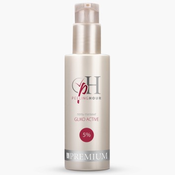 Гель-пилинг гликолевый 5% 125 мл Gliko Active 5% Peeling Hour / PREMIUM