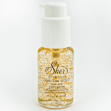 Суспензия анти-эйдж 24 карат золота 30 мл Pure 24 K Gold anti-age Suspension / SHER Cosmetics