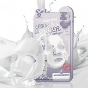 Тканевая маска для лица с Молоком 23 мл MILK DEEP POWER Ringer mask pack Elizavecca / Елизавекка