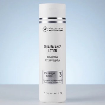 Лосьон-тоник регулирующий рН 220 мл AQUA BALANCE LOTION Мезофарм / Mesopharm professional