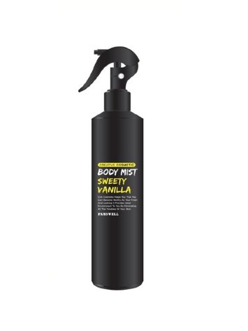 Cпрей для тела с экстрактами растений и нежным ароматом ванили 300 мл Body Mist Sweety Vanilla / Pamswell