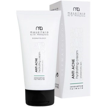 Увлажняющий крем для проблемной и жирной кожи 50 мл ANTI ACNE HYDRATING CREAM Mesaltera / Мезалтера by Dr. Mikhaylova