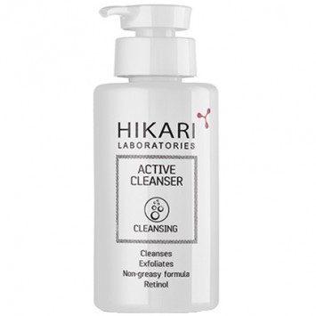 Активный очищающий крем с обновляющим действием 120 мл, 500 мл Active Cleanser Hikari / Хикари