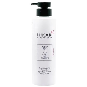 Очищающий гель сияние кожи 120 мл, 500 мл ALPHA GEL Hikari / Хикари